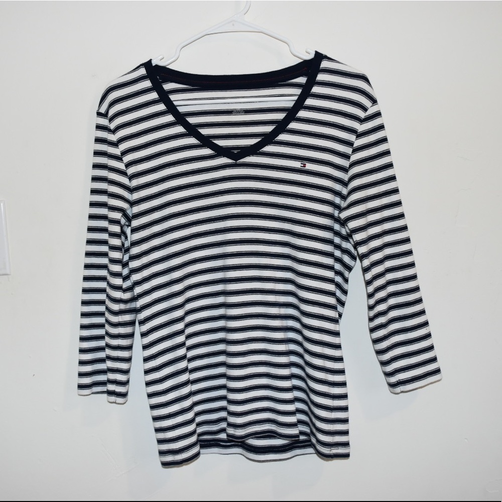 Tommy Hilfiger Striped Half Sleeve Shirt